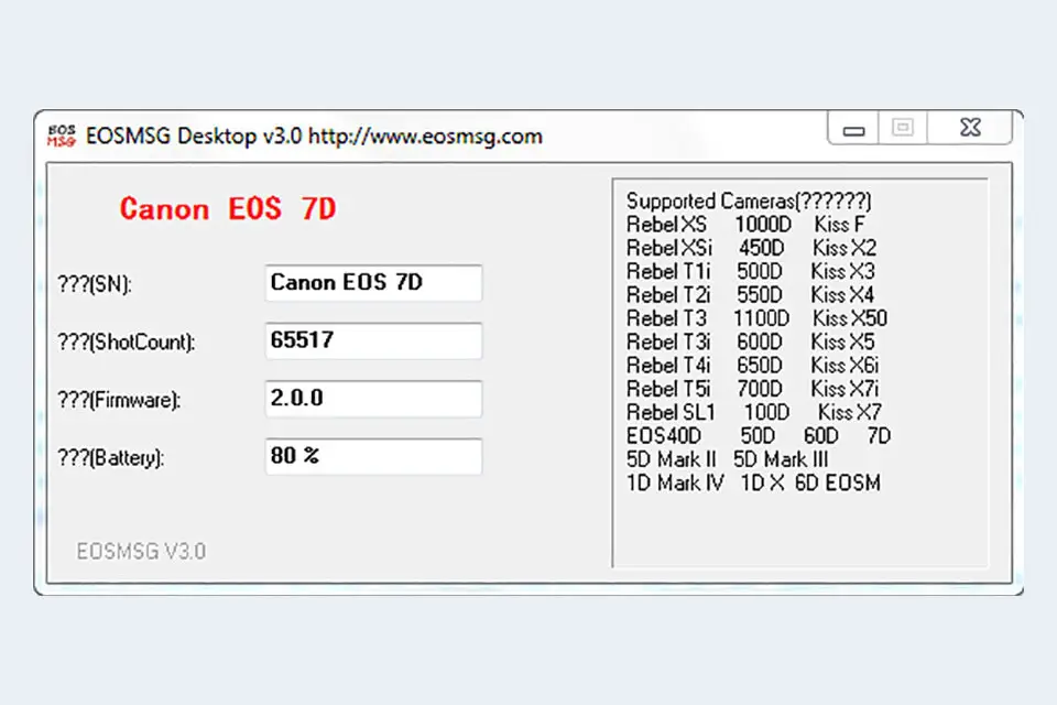 EOS R50 Shutter Count